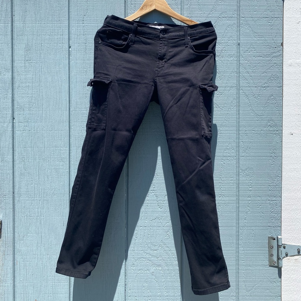 James Jeans black cargos size 30